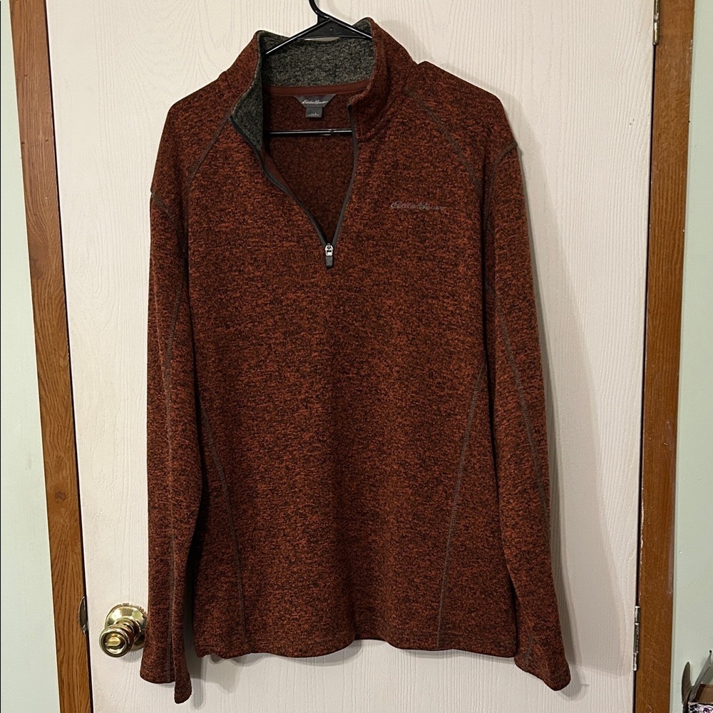 Eddie Bauer Men's Quartet Zip Sweater Size L